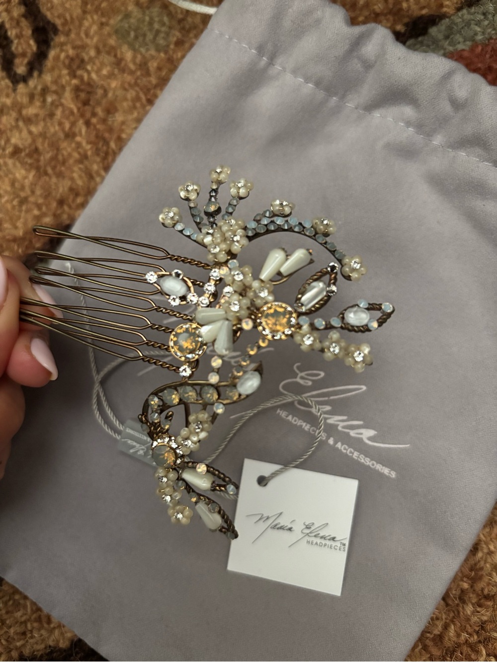 Maria Elena Hair Comb - Picture 3 of 4